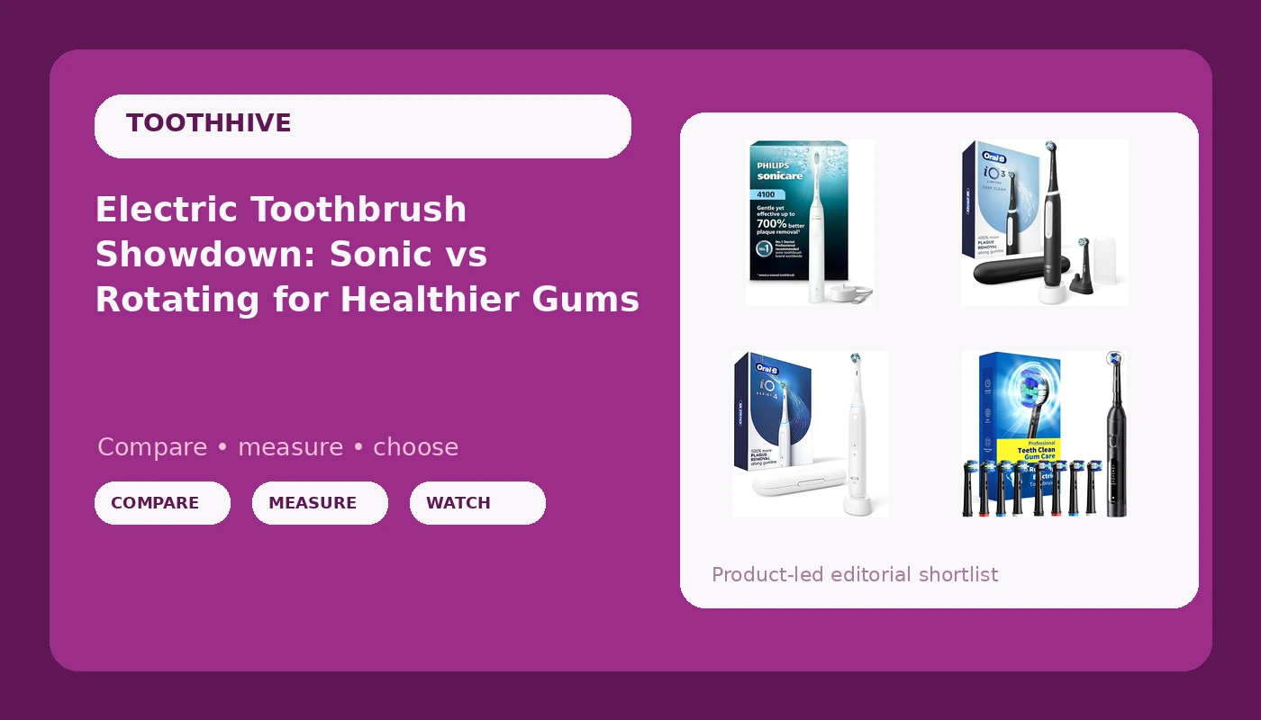 Electric Toothbrush Showdown: Sonic vs Rotating for Healthier Gums