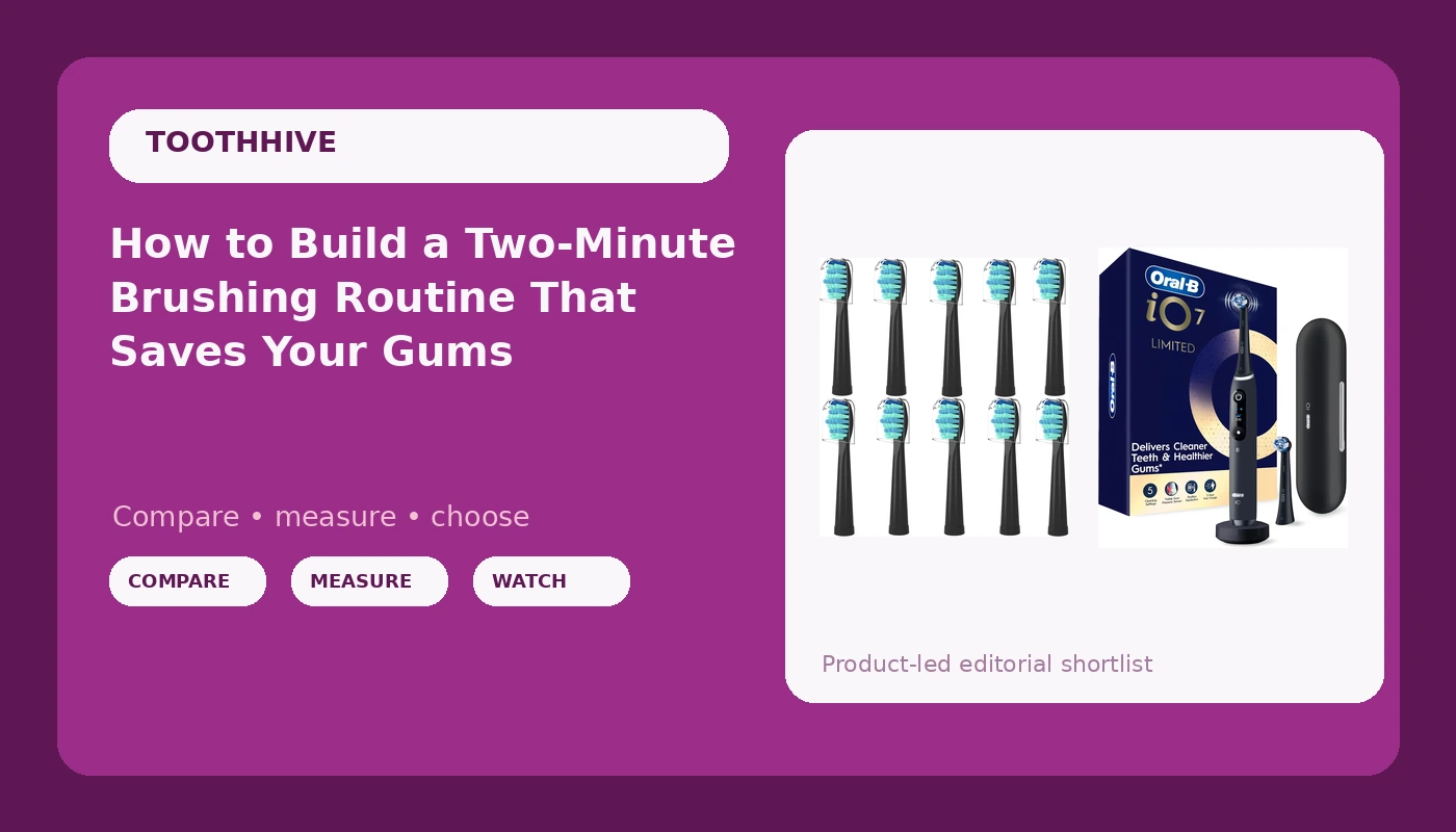 How to Build a Two-Minute Brushing Routine That Saves Your Gums